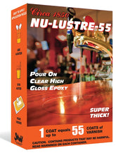Circa 1850 155504 Epoxy Varnish, Amber/Clear, 3.78 L